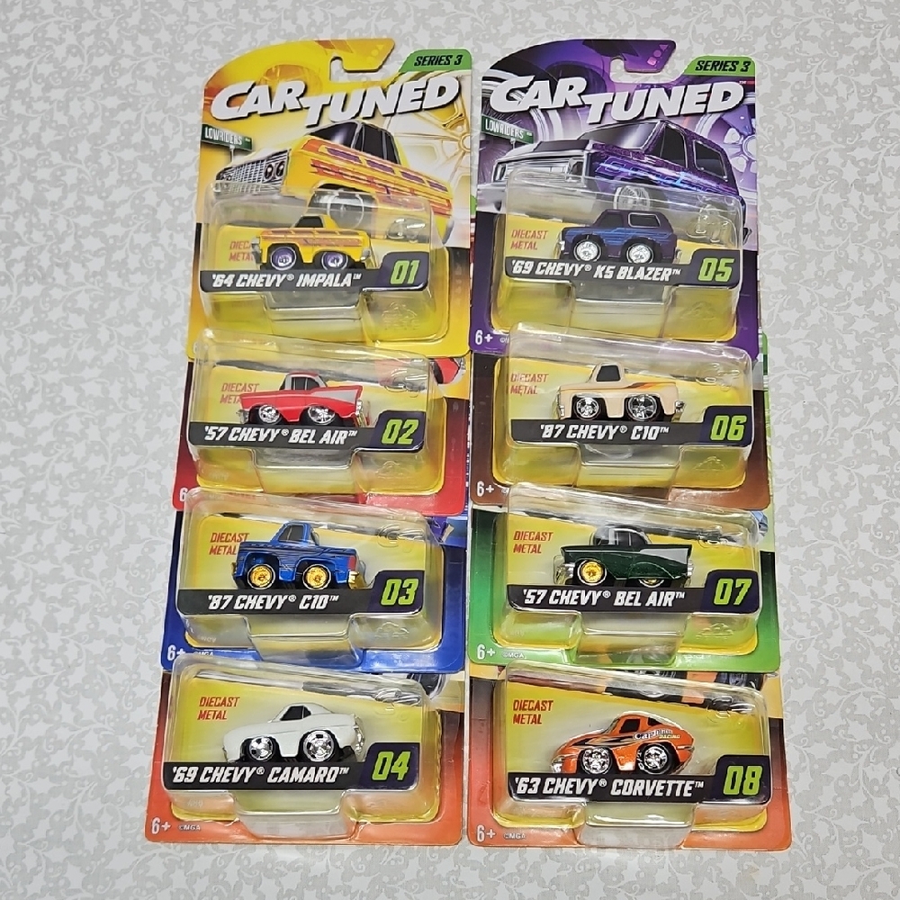 2024 MGA Entertainment, Inc. Car Tuned Chevy Lowriders Series 3. 1 - 8